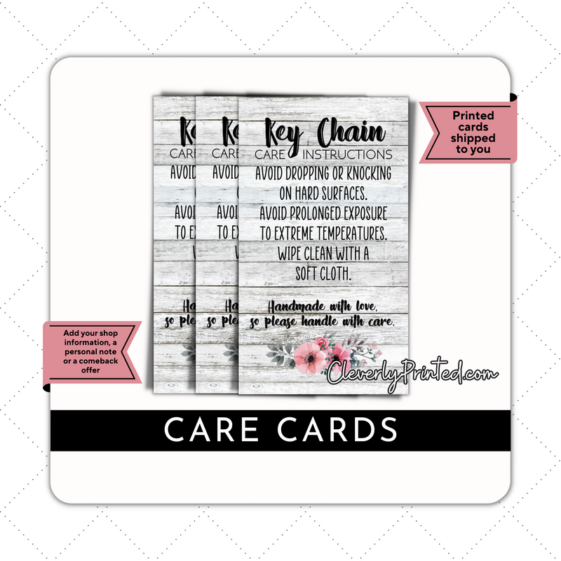KEY CHAIN CARE CARDS | KE005