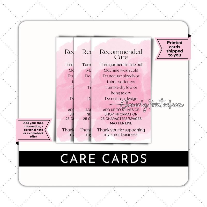 TEE CARE CARDS | CC111
