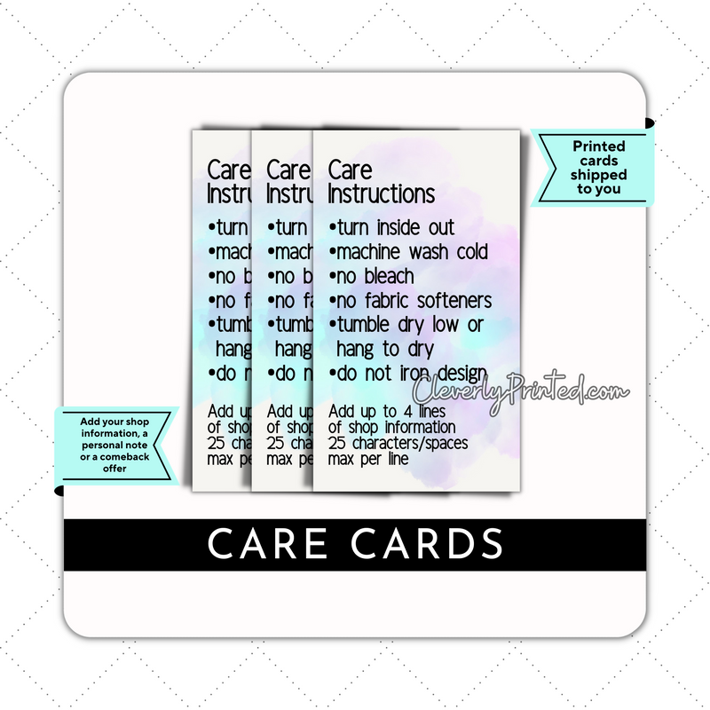 TEE CARE CARDS | CC112