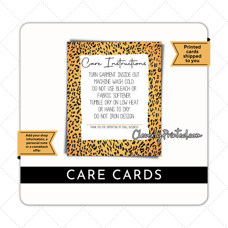 TEE CARE CARDS | CC120