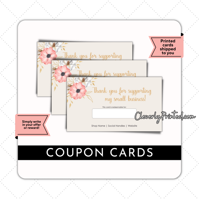 COUPON CARDS | CP001
