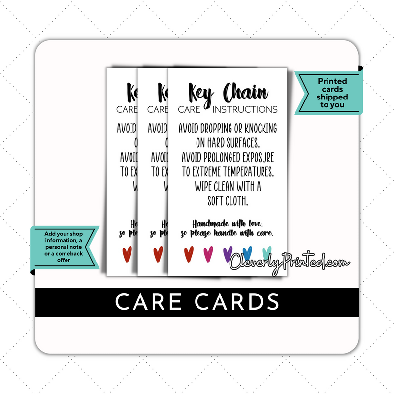 KEY CHAIN CARE CARDS | KE002