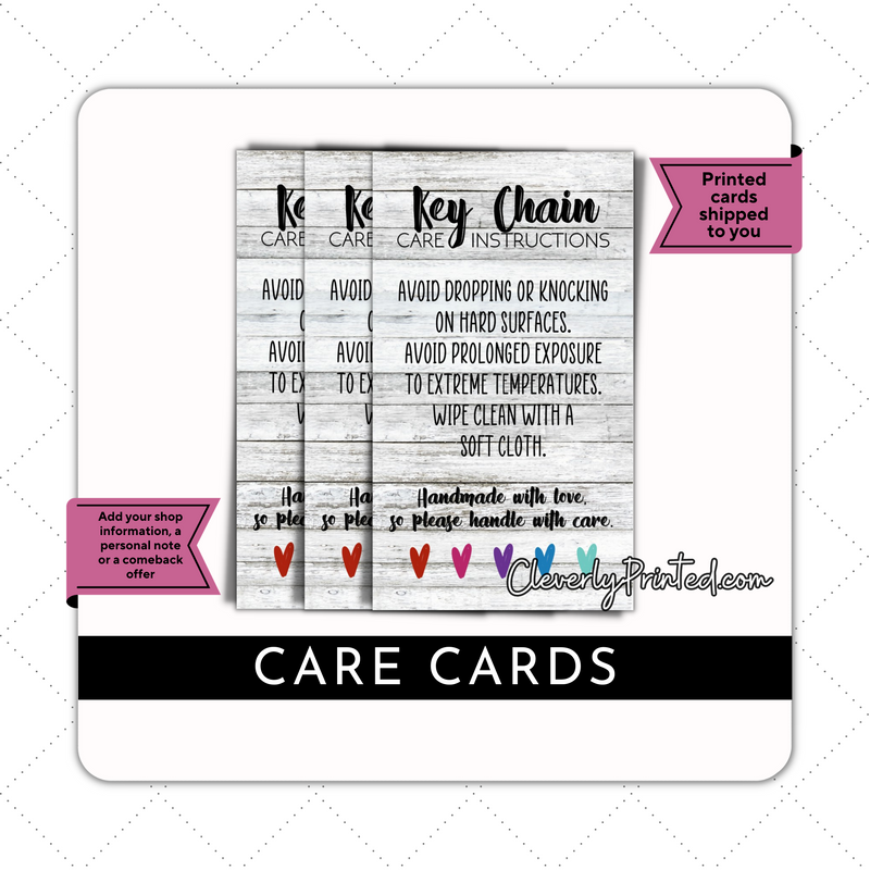 KEY CHAIN CARE CARDS | KE003