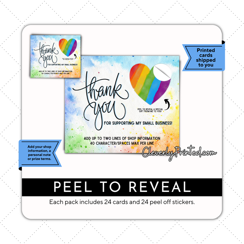 PEEL TO REVEAL CARDS | PR034