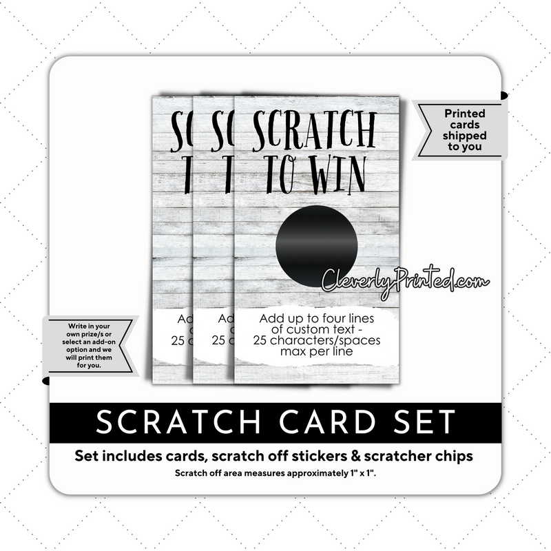 SCRATCH OFF CARDS | SC211