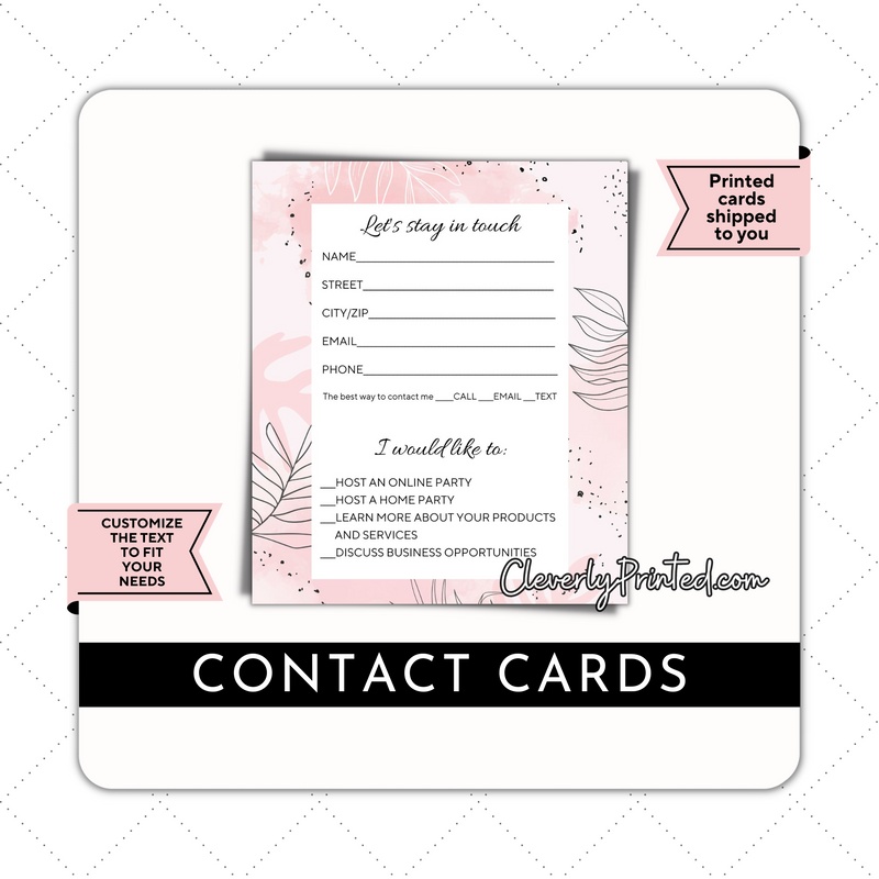 CONTACT CARD | ST003