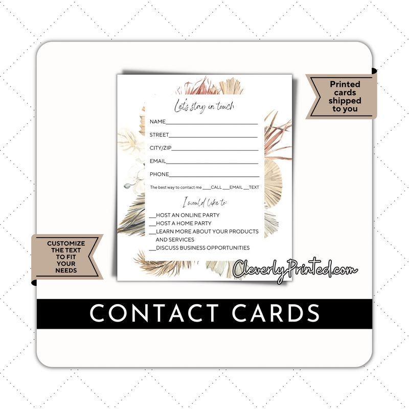 CONTACT CARD | ST005