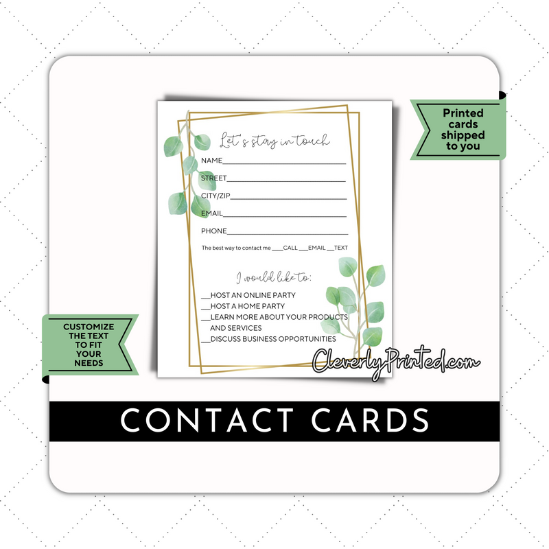 CONTACT CARD | ST008