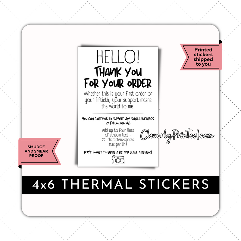 THERMAL STICKERS | TS001