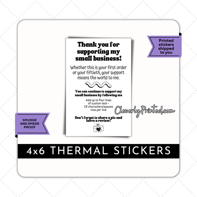 THERMAL STICKERS | TS003