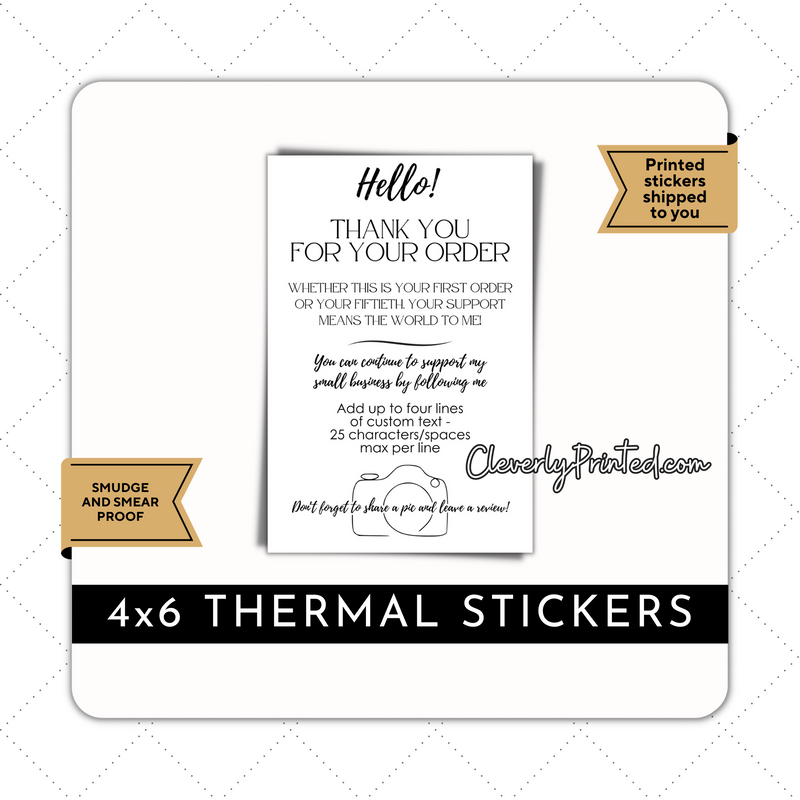 THERMAL STICKERS | TS004