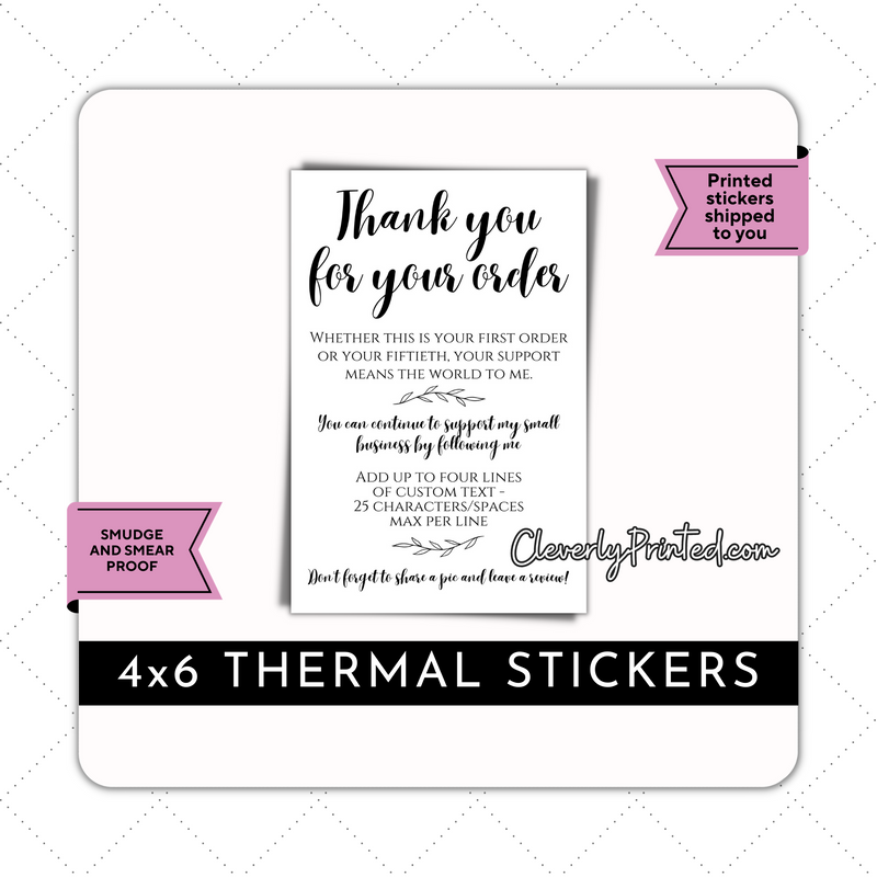 THERMAL STICKERS | TS007