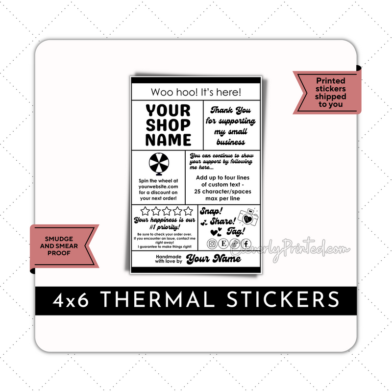 THERMAL STICKERS | TS015