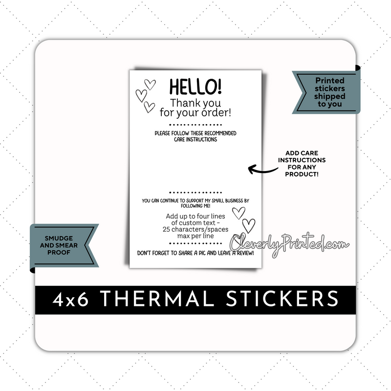 THERMAL STICKERS | TS016