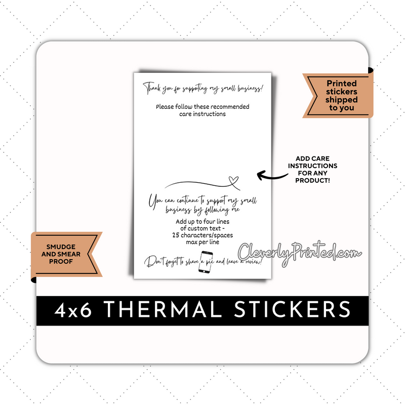 THERMAL STICKERS | TS018