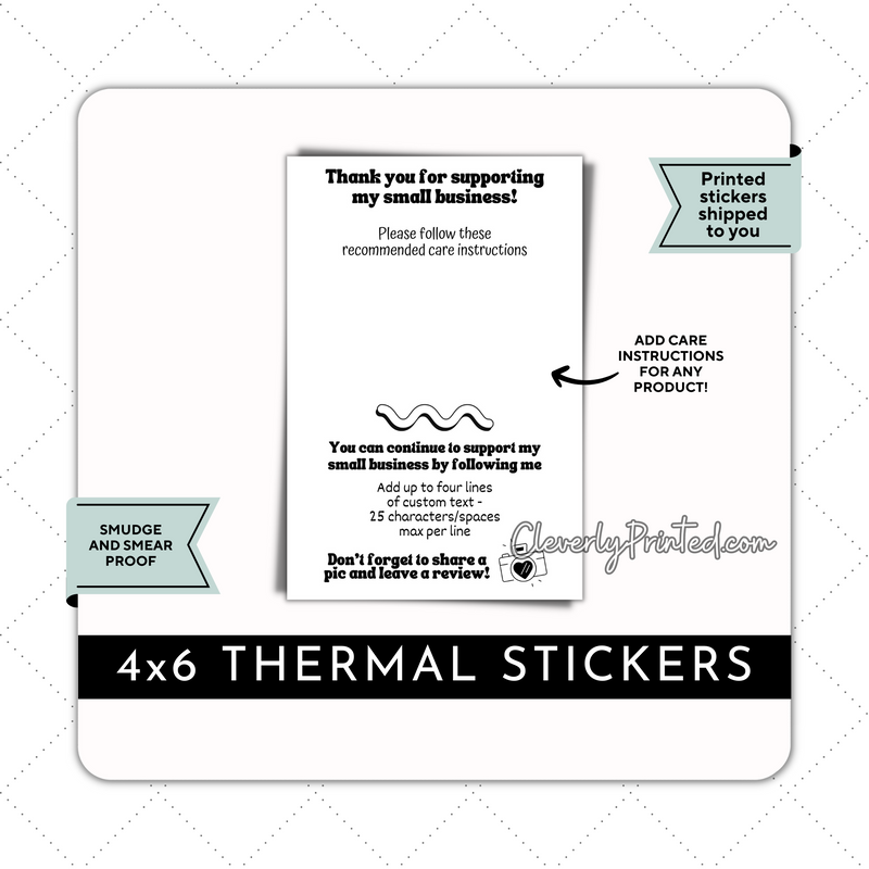 THERMAL STICKERS | TS019