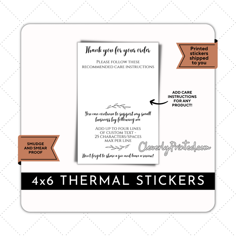 THERMAL STICKERS | TS020