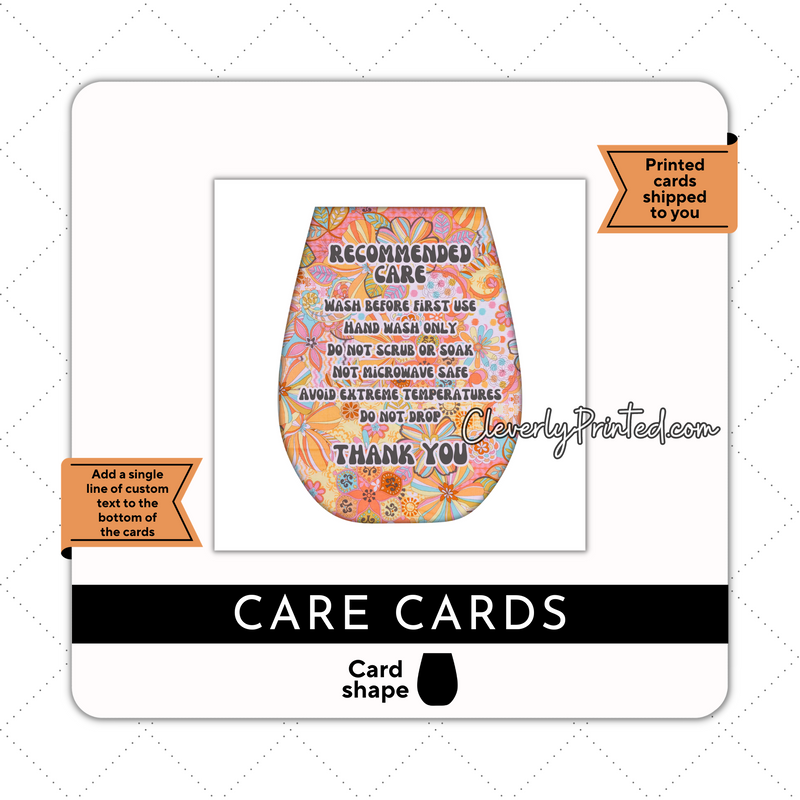 WINE GLASS CARE CARDS | WC003