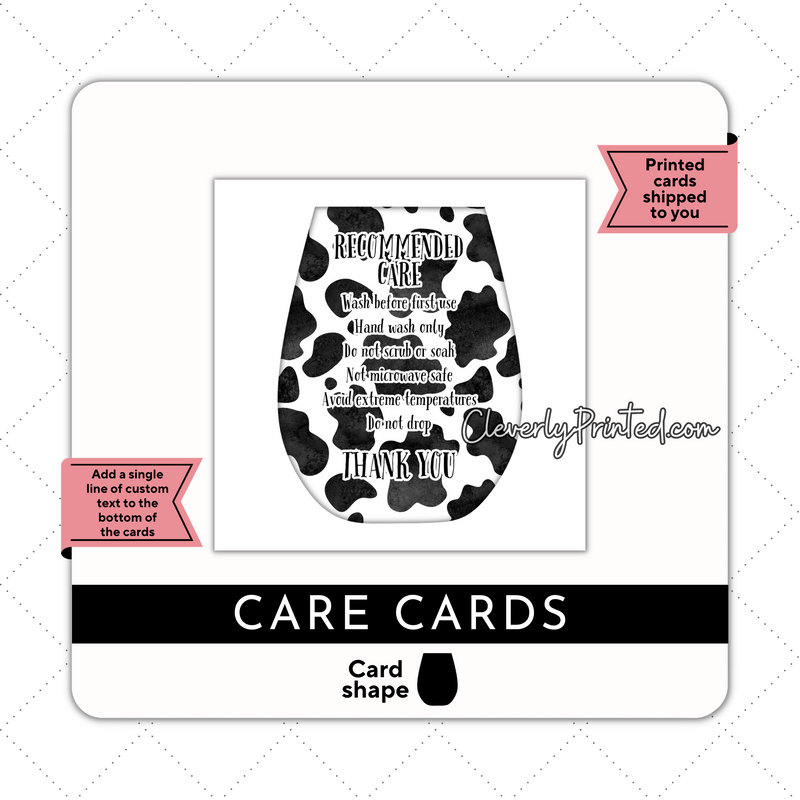 WINE GLASS CARE CARDS | WC004